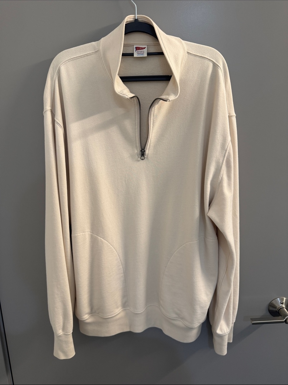 J.Crew French Terry Quarter Zip